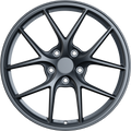 YKW Replicas - MF5 - Gunmetal - Matte Gunmetal - 18" x 8", 40 Offset, 5x114.3 (Bolt pattern), 56.10mm HUB