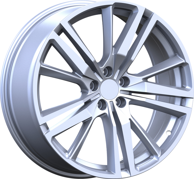 YKW Replicas - MF11 - Silver - 20" x 8.5", 38 Offset, 5x108 (Bolt pattern), 63.40mm HUB