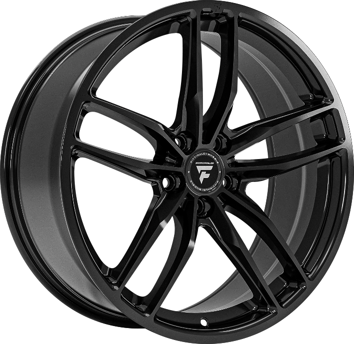 Fittipaldi Sport - FS361 - Black - Gloss Black - 20" x 8.5", 35 Offset, 5x112 (Bolt pattern), 66.60mm HUB