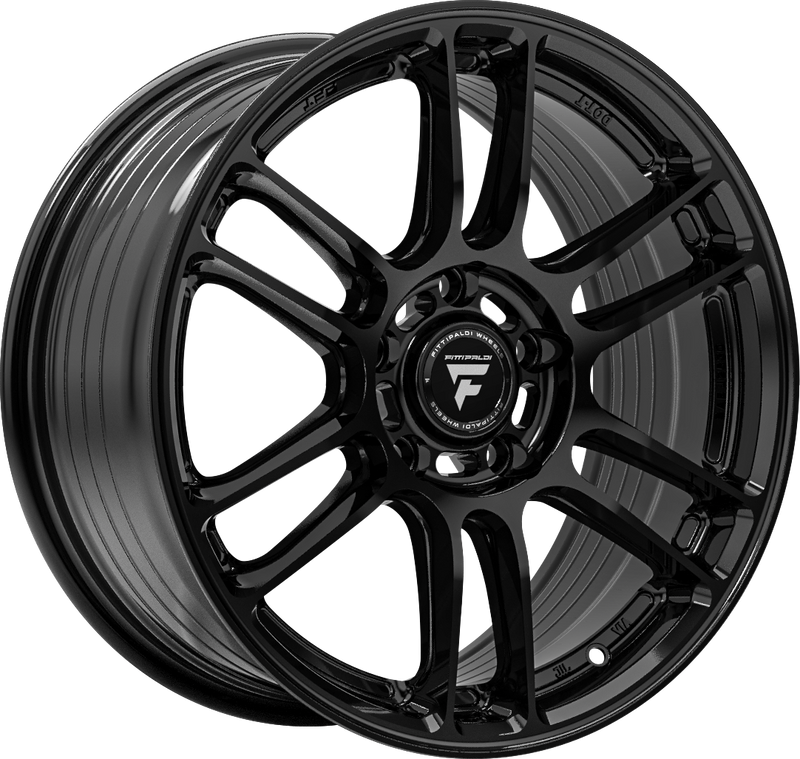 Fittipaldi Sport - FS368 - Black - Gloss Black - 17" x 8", 35 Offset, 5x114.3 (Bolt pattern), 73.10mm HUB