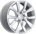 YKW Replicas - MF23 - Silver - 18" x 8", 35 Offset, 5x114.3 (Bolt pattern), 64.10mm HUB