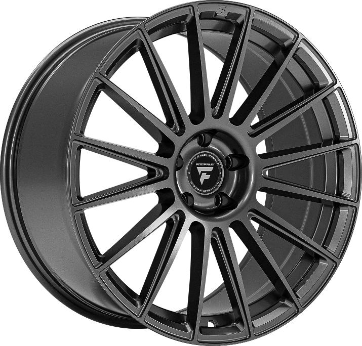 Fittipaldi Sport - FS363 - Grey - Gloss Graphite - 22" x 9.5", 38 Offset, 5x114.3 (Bolt pattern), 73.10mm HUB