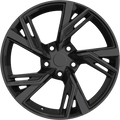 YKW Replicas - AR12 - Black - Gloss Black - 18" x 8", 42 Offset, 5x112 (Bolt pattern), 66.50mm HUB