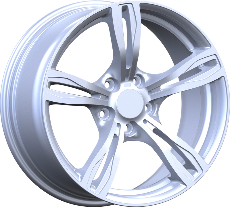 YKW Replicas - MF3 - Silver - 17" x 8", 35 Offset, 5x120 (Bolt pattern), 72.60mm HUB