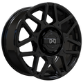 Wildland - Cyclone - Black - Gloss Black - 18" x 8", 35 Offset, 5x108/114.3 (Bolt pattern), 67.10mm HUB