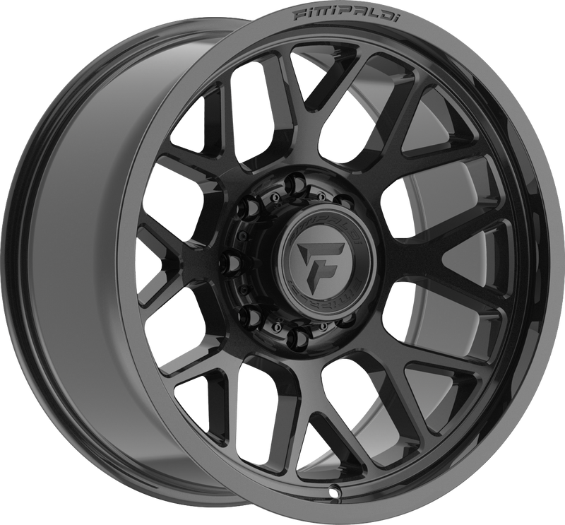 Fittipaldi Offroad - FA17 - Black - Gloss Black - 20" x 9", 0 Offset, 6x135/139.7 (Bolt pattern), 106.20mm HUB