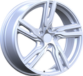 YKW Replicas - MF16 - Silver - 18" x 8", 42 Offset, 5x108 (Bolt pattern), 63.40mm HUB