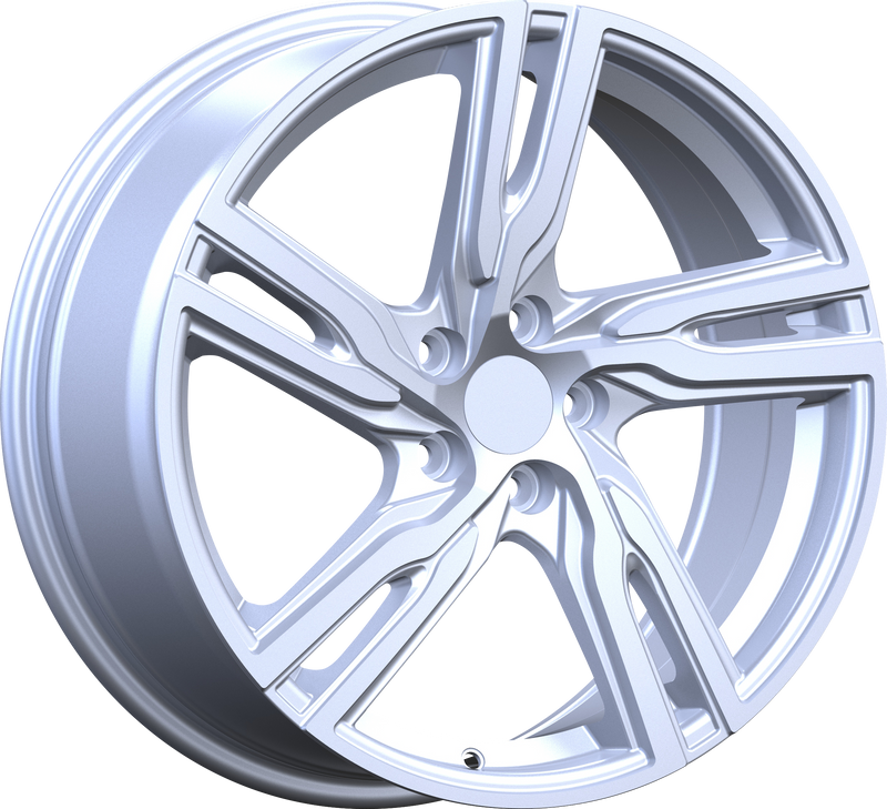 YKW Replicas - MF16 - Silver - 18" x 8", 42 Offset, 5x108 (Bolt pattern), 63.40mm HUB