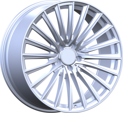 YKW Replicas - MF30 - Silver - 20" x 8.5", 30 Offset, 5x112 (Bolt pattern), 66.60mm HUB