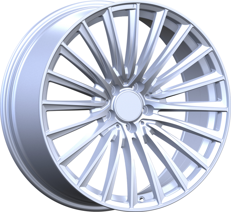 YKW Replicas - MF30 - Silver - 20" x 8.5", 30 Offset, 5x112 (Bolt pattern), 66.60mm HUB