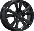 YKW Replicas - MF15 - Black - Gloss Black - 18" x 8", 35 Offset, 5x114.3 (Bolt pattern), 60.10mm HUB
