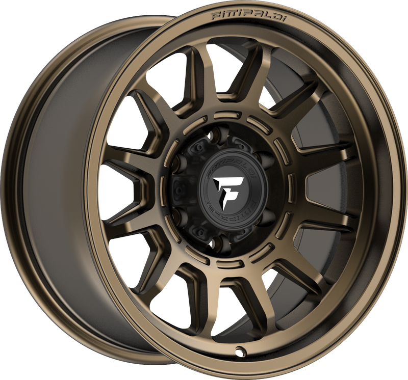 Fittipaldi Offroad - FT102 - Bronze - Satin Bronze - 17" x 8.5", 0 Offset, 5x127 (Bolt pattern), 71.50mm HUB
