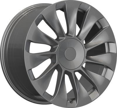 YKW Replicas - TS2 - Gunmetal - Gloss Gunmetal - 19" x 9.5", 35 Offset, 5x114.3 (Bolt pattern), 64.10mm HUB