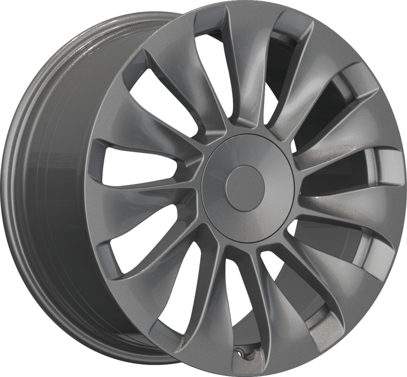 YKW Replicas - TS2 - Gunmetal - Gloss Gunmetal - 19" x 9.5", 35 Offset, 5x114.3 (Bolt pattern), 64.10mm HUB