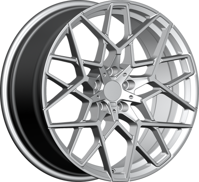 YKW Replicas - MF22 - Silver - 19" x 8.5", 40 Offset, 5x114.3 (Bolt pattern), 67.10mm HUB