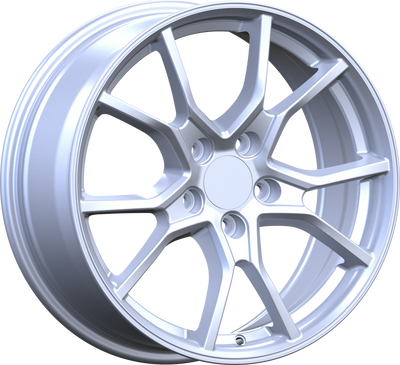 YKW Replicas - MF17 - Silver - 17" x 7.5", 40 Offset, 5x114.3 (Bolt pattern), 64.10mm HUB