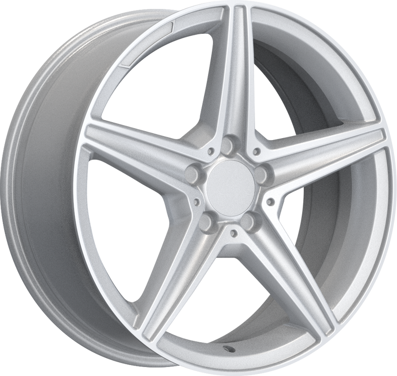 YKW Replicas - MF14 - Silver - 18" x 7.5", 30 Offset, 5x112 (Bolt pattern), 66.60mm HUB