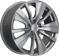 YKW Replicas - MF1 - Gunmetal - Matte Gunmetal - 17" x 7.5", 40 Offset, 5x114.3 (Bolt pattern), 66.10mm HUB