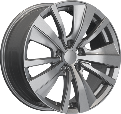 YKW Replicas - MF1 - Gunmetal - Matte Gunmetal - 17" x 7.5", 40 Offset, 5x114.3 (Bolt pattern), 66.10mm HUB