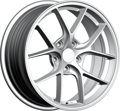 YKW Replicas - MF5 - Silver - 19" x 8.5", 35 Offset, 5x108 (Bolt pattern), 63.40mm HUB