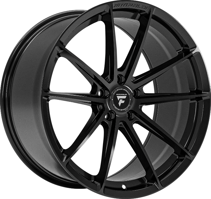 Fittipaldi Sport - FS362 - Black - Gloss Black - 20" x 8.5", 38 Offset, 5x114.3 (Bolt pattern), 73.10mm HUB