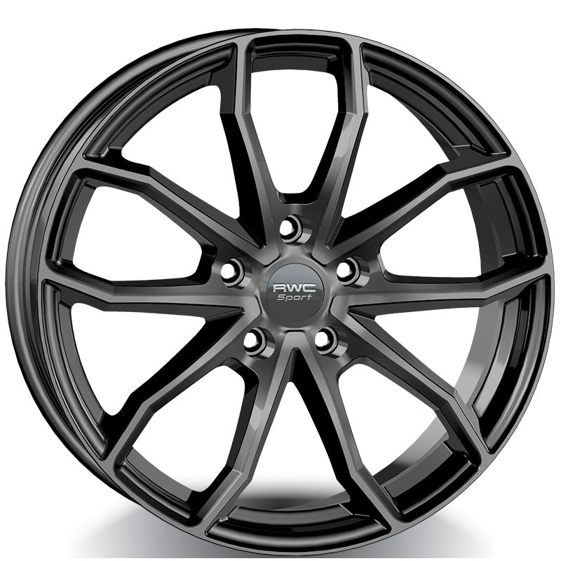 RWC - AC395X / HO395X - Grey - ANTHRACITE - 20" x 8", 45 Offset, 5x120 (Bolt Pattern), 64.1mm HUB