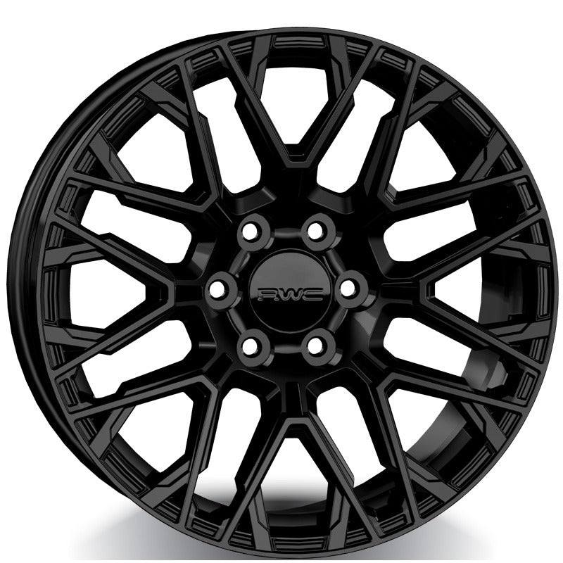RWC - FO930 - Black - SATIN BLACK - 20" x 8.5", 18 Offset, 6x135 (Bolt Pattern), 87.1mm HUB