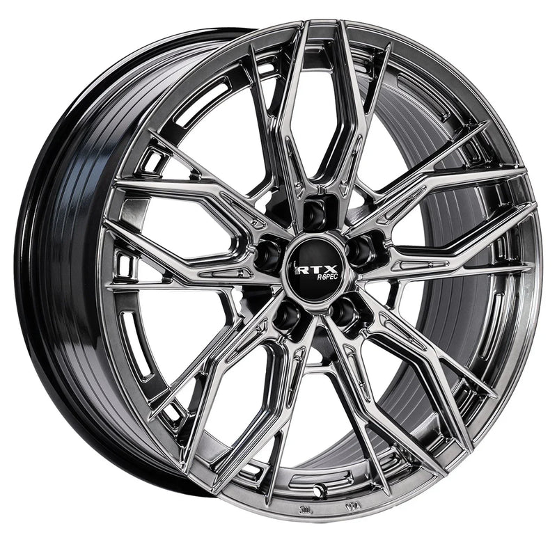 RTX Wheels - Spur - Gunmetal - Hyper Black - 19" x 8.5", 40 Offset, 5x114.3 (Bolt pattern), 73.1mm HUB