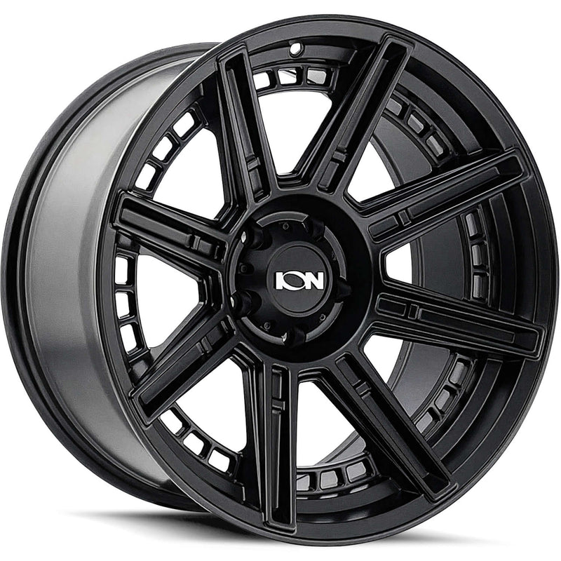 Ion Alloy - 149 - Black - Matte Black - 20" x 9", -12 Offset, 6x135 (Bolt pattern), 87.1mm HUB