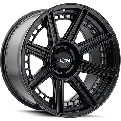 Ion Alloy - 149 - Black - Matte Black - 20" x 9", -12 Offset, 8x170 (Bolt pattern), 125.2mm HUB