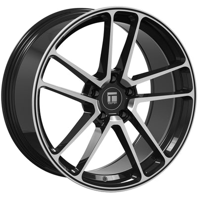 Touren - TF97 - Black - Black Machined - 20" x 9", 35 Offset, 5x112 (Bolt pattern), 66.6mm HUB