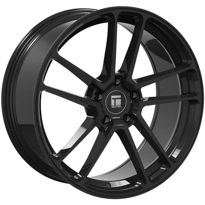 Touren - TF97 - Black - Gloss Black - 20" x 9", 35 Offset, 5x112 (Bolt pattern), 66.6mm HUB