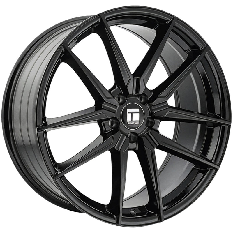 Touren - TR94 - Black - Gloss Black - 19" x 8.5", 35 Offset, 5x120 (Bolt pattern), 72.56mm HUB