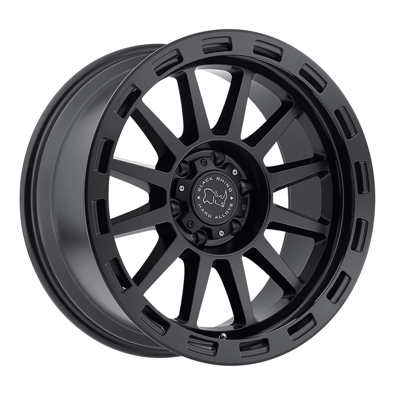 Black Rhino - REVOLUTION - Black - Matte Black - 22" x 10", -23 Offset, 5x127 (Bolt pattern), 71.5mm HUB