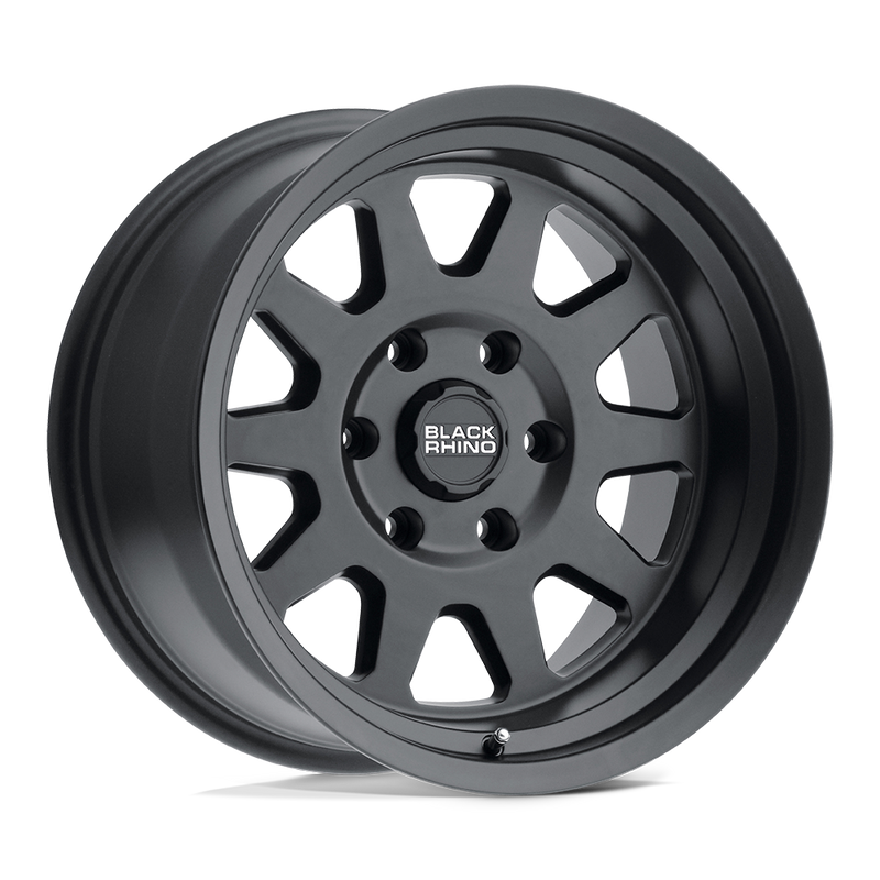 Black Rhino - STADIUM - Black - Matte Black - 17" x 9.5", -18 Offset, 6x139.7 (Bolt pattern), 112.1mm HUB