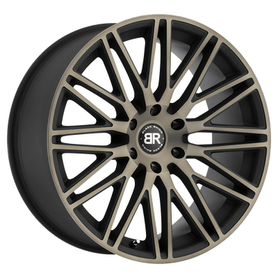 Black Rhino - ZULU - Black - Matte Black with Machined Face & Dark Matte Tint - 22" x 10", 30 Offset, 6x135 (Bolt pattern), 87.1mm HUB