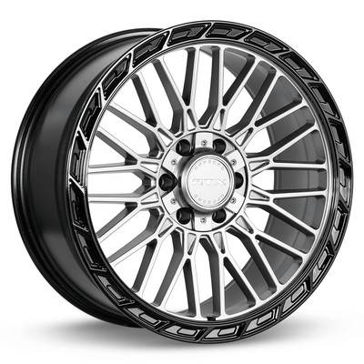 RTX Wheels - Vice - Gunmetal - Gloss Gunmetal Black Lip - 20" x 9", 18 Offset, 6x135/139.7 (Bolt pattern), 106.1mm HUB