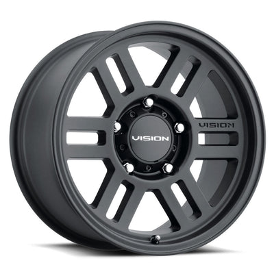 Vision Wheel Off-Road - 355 MANX 2 OVERLAND - Black - Satin Black - 16" x 6.5", 45 Offset, 6x130 (Bolt pattern), 84.00mm HUB