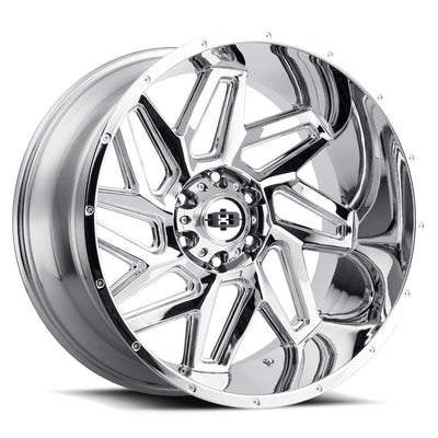 Vision Wheel Off-Road - 361 SPYDER - Chrome - 22" x 10", -19 Offset, 6x139.7 (Bolt pattern), 106.20mm HUB