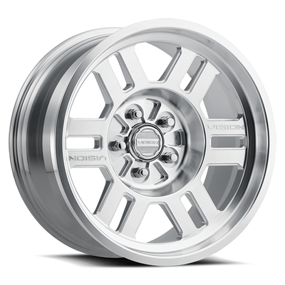 Vision Wheel Off-Road - 398 MANX - Silver - Machined - 18" x 9", -12 Offset, 6x165.1 (Bolt pattern), 108.00mm HUB