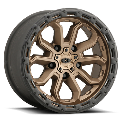 Vision Wheel Off-Road - 405 KORUPT - Bronze - Satin Bronze - 17" x 8", 30 Offset, 5x108 (Bolt pattern), 63.50mm HUB