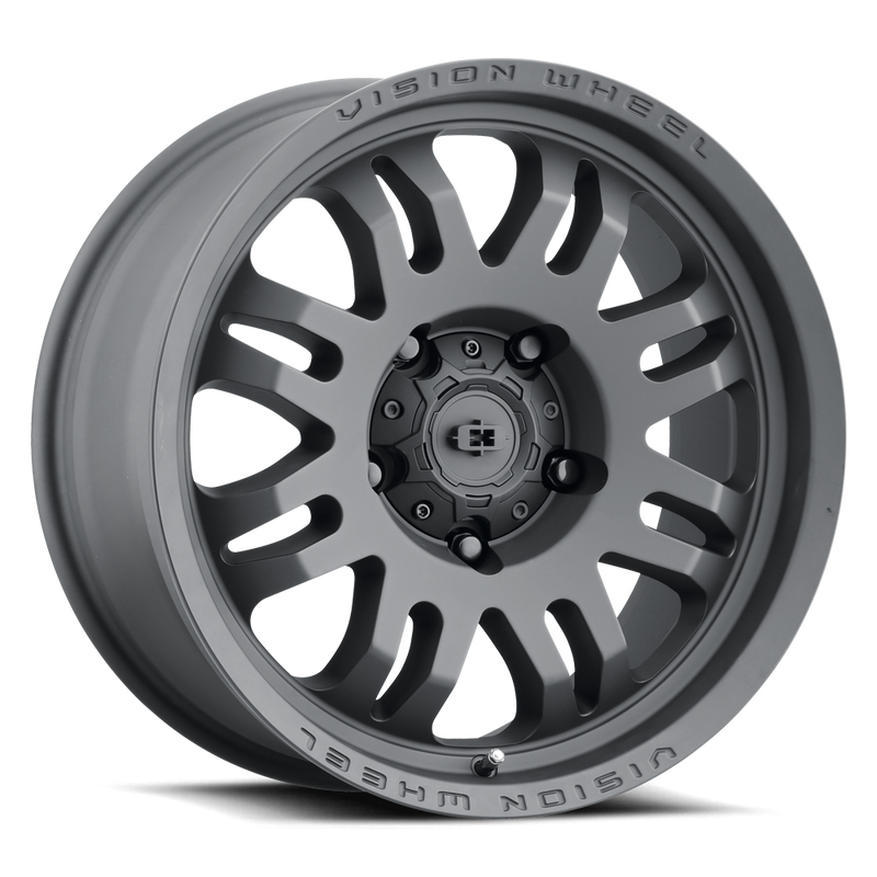 Vision Wheel Off-Road - 409 INFERNO - Black - Satin Black - 18" x 9", 12 Offset, 6x135 (Bolt pattern), 87.10mm HUB