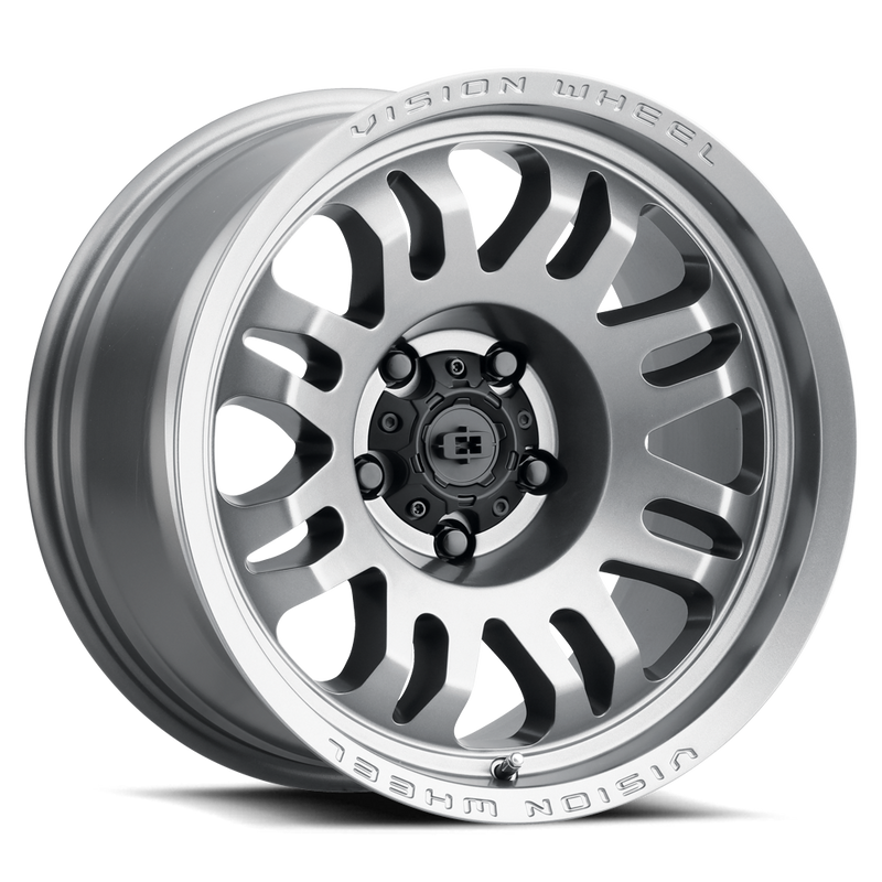 Vision Wheel Off-Road - 409 INFERNO - Grey - Satin Grey - 18" x 8.5", 10 Offset, 5x150 (Bolt pattern), 110.00mm HUB