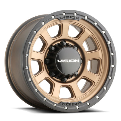 Vision Wheel Off-Road - 350 OJOS - Bronze - 17" x 9", -40 Offset, 5x139.7 (Bolt pattern), 108.00mm HUB