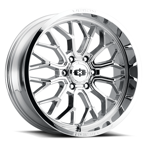 Vision Wheel Off-Road - 402 RIOT - Chrome - 20" x 10", -25 Offset, 5x139.7 (Bolt pattern), 108.00mm HUB