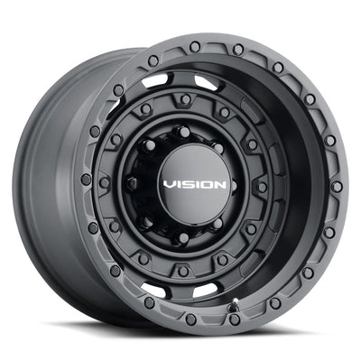 Vision Wheel Off-Road - 403 TACTICAL - Black - Satin Black - 17" x 10", -32 Offset, 6x135 (Bolt pattern), 87.10mm HUB