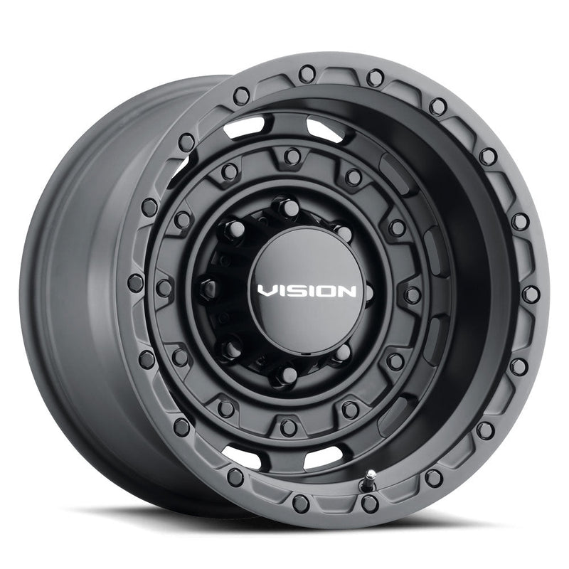 Vision Wheel Off-Road - 403 TACTICAL - Black - Satin Black - 17" x 10", -32 Offset, 5x139.7 (Bolt pattern), 108.00mm HUB
