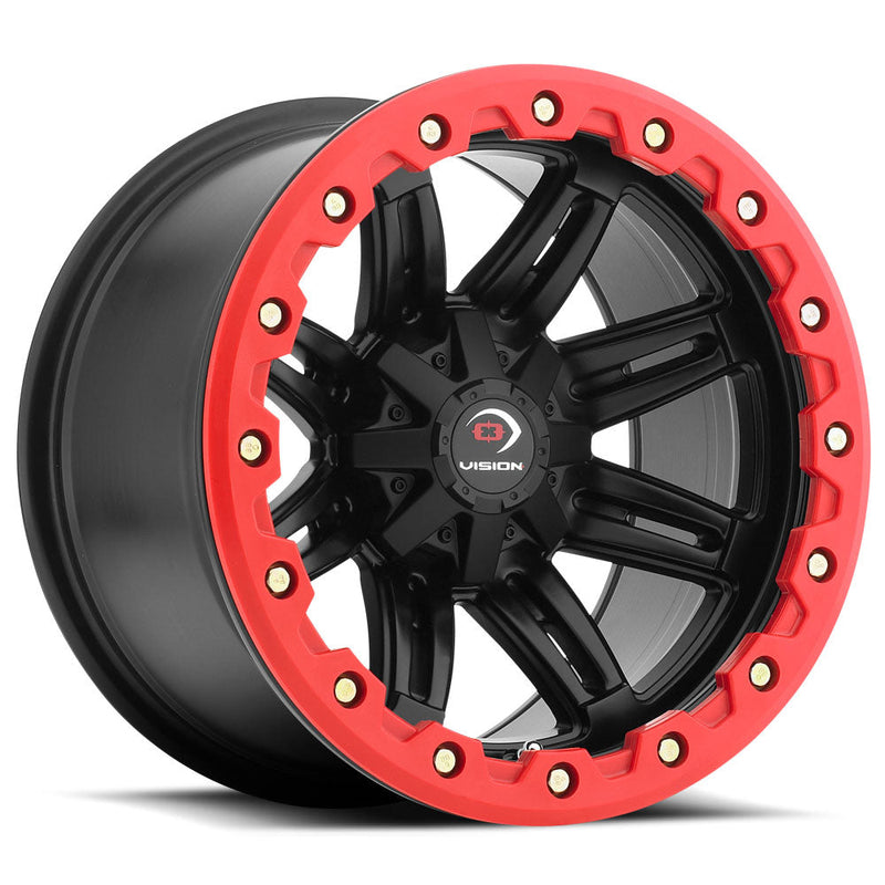 Vision Wheel ATV - 551 FIVE FIFTY ONE - Black - Matte Black - 14" x 8", -10.2 Offset, 4x110 (Bolt pattern), 86.00mm HUB