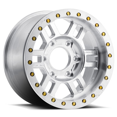 Vision Wheel Off-Road - 398 MANX COMPETITION - Silver - Machined - 17" x 9.5", 26 Offset, 6x165.1 (Bolt pattern), 110.00mm HUB