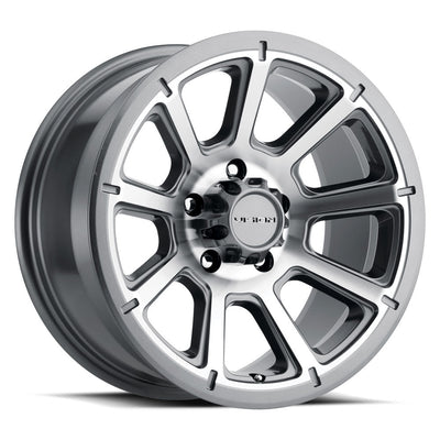 Vision Wheel Off-Road - 353 TURBINE - Gunmetal - Gunmetal Machined Face - 15" x 6", 0 Offset, 6x139.7 (Bolt pattern), 108.00mm HUB